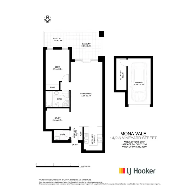 Floorplan of Homely apartment listing, 14/2-6 Vineyard Street, Mona Vale NSW 2103