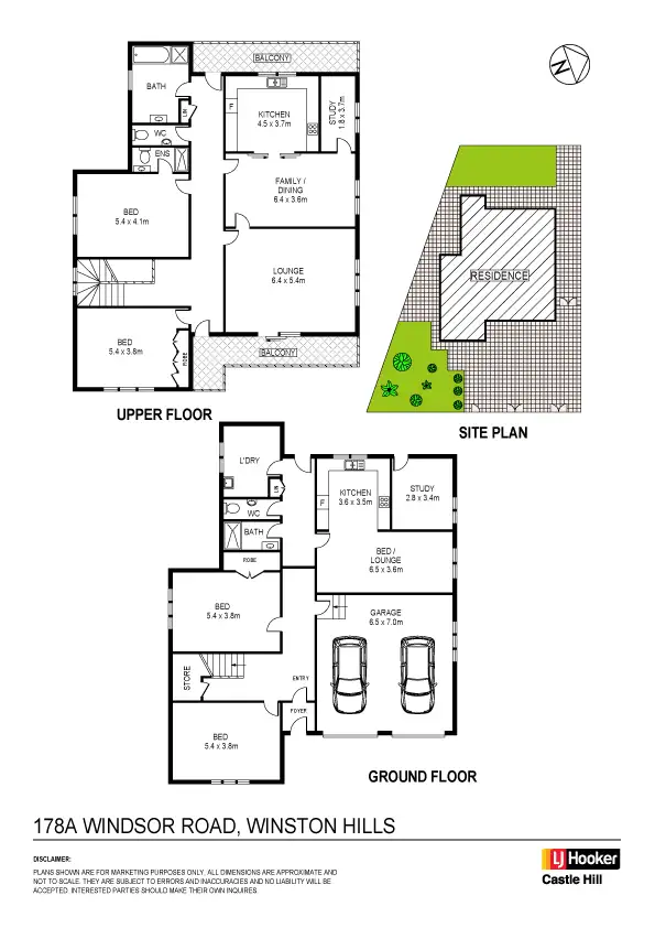 Floorplan of Homely house listing, 178A Windsor Road, Winston Hills NSW 2153