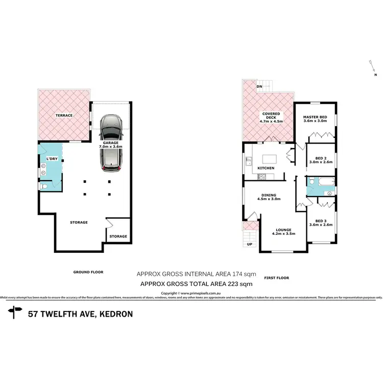 Floorplan of Homely house listing, 57 Twelfth Avenue, Kedron QLD 4031