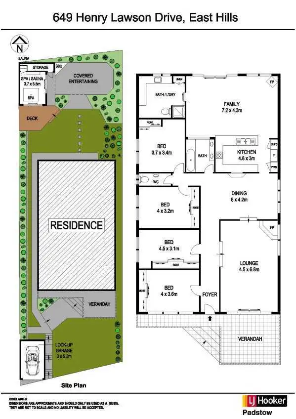 Floorplan of Homely house listing, 649 Henry Lawson Drive, East Hills NSW 2213