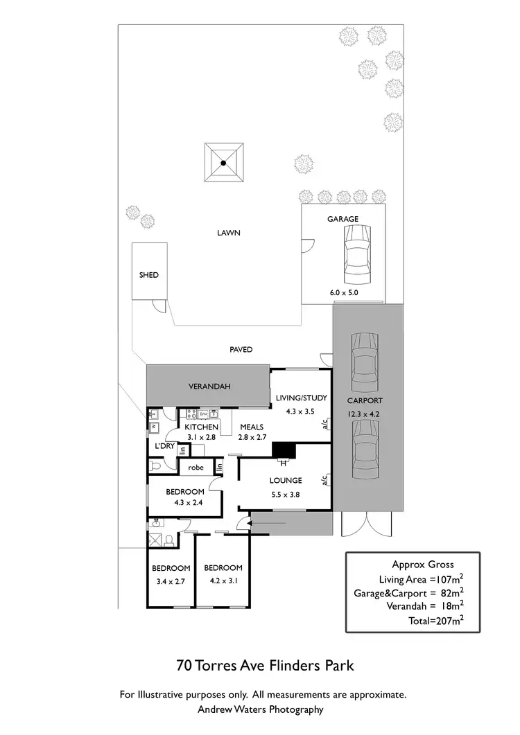 Floorplan of Homely house listing, 70 Torres Avenue, Flinders Park SA 5025