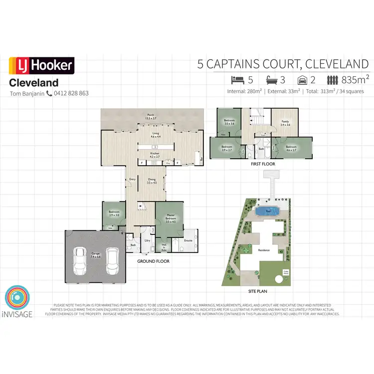 Floorplan of Homely house listing, 5 Captains Court, Raby Bay QLD 4163