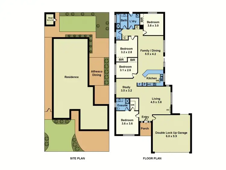 Floorplan of Homely house listing, 24 Dalkeith Drive, Point Cook VIC 3030