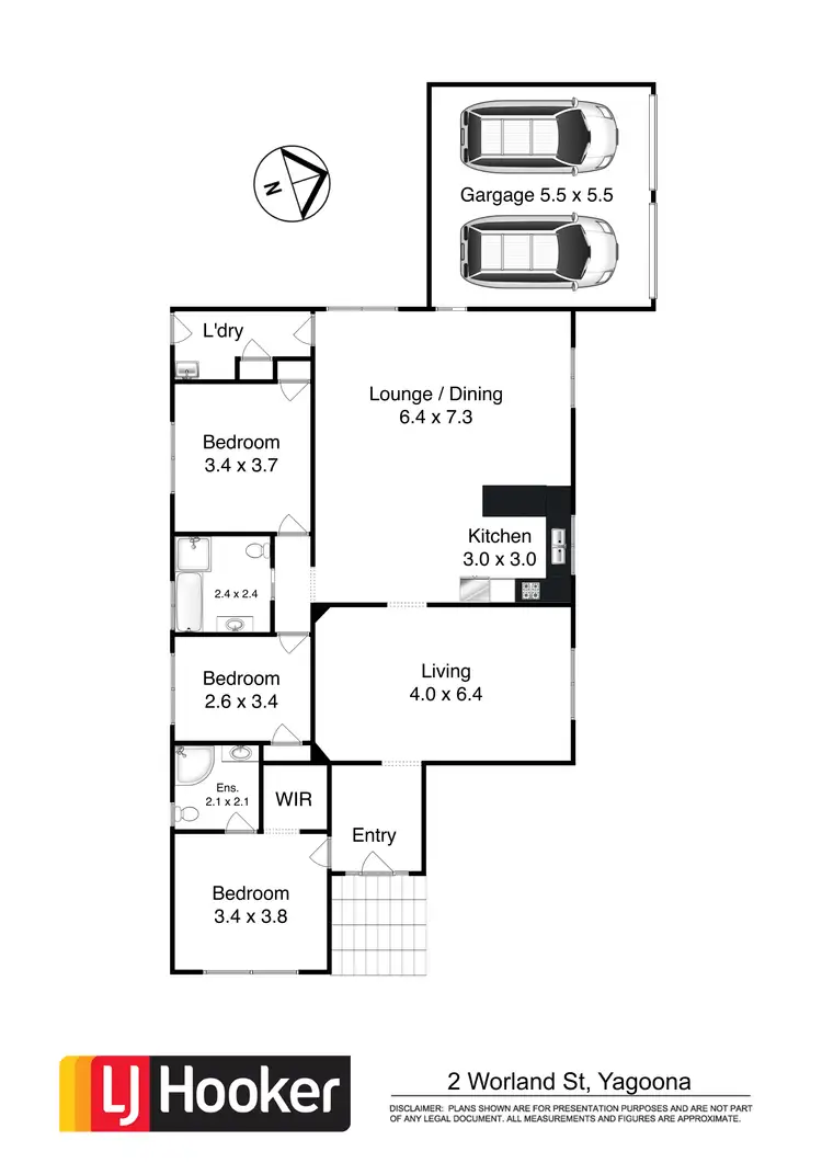 Floorplan of Homely house listing, 2 Worland Street, Yagoona NSW 2199