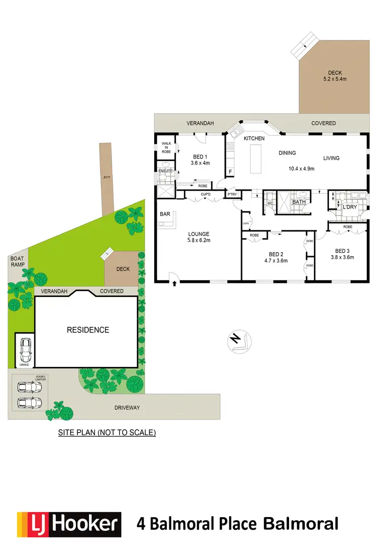 Floorplan of Homely house listing, 4 Balmoral Place, Balmoral NSW 2283