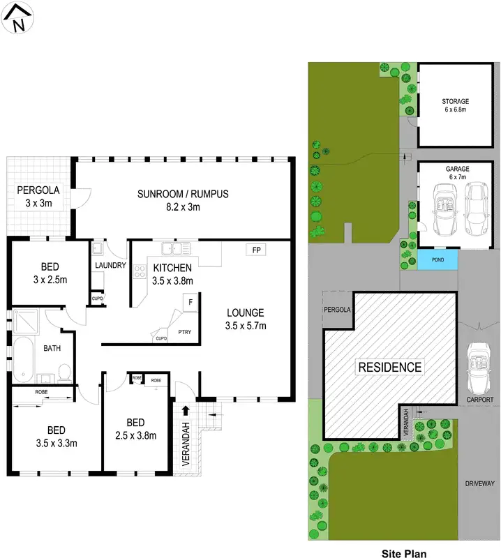 Floorplan of Homely house listing, 42 Nathan Crescent, Dean Park NSW 2761