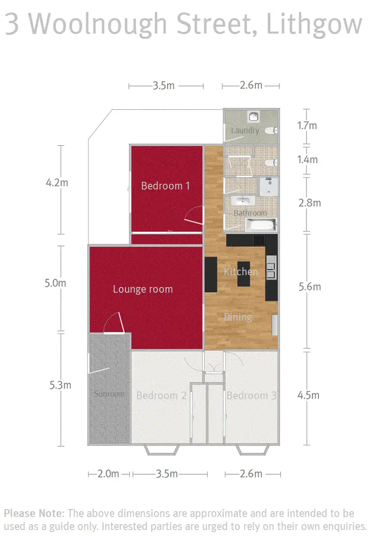 Floorplan of Homely house listing, 3 Woolnough Street, Lithgow NSW 2790
