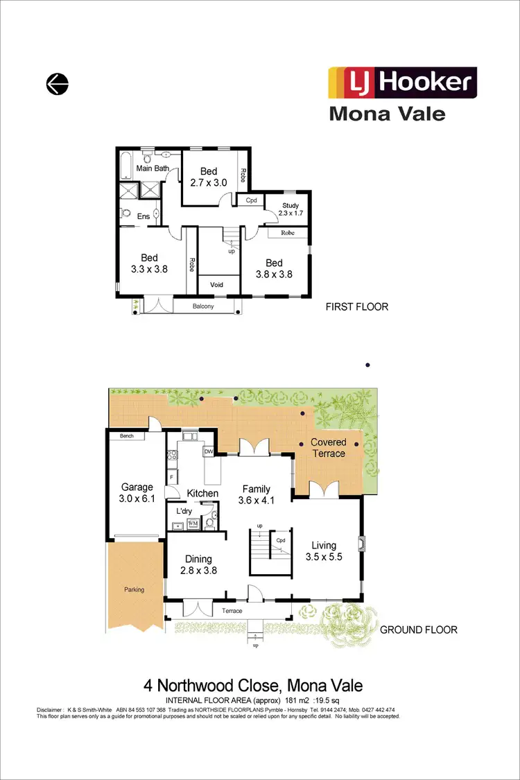 Floorplan of Homely townhouse listing, 4 Northwood Close, Mona Vale NSW 2103