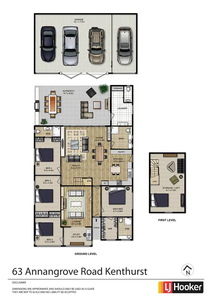 Floorplan of Homely house listing, 63 Annangrove Road, Kenthurst NSW 2156