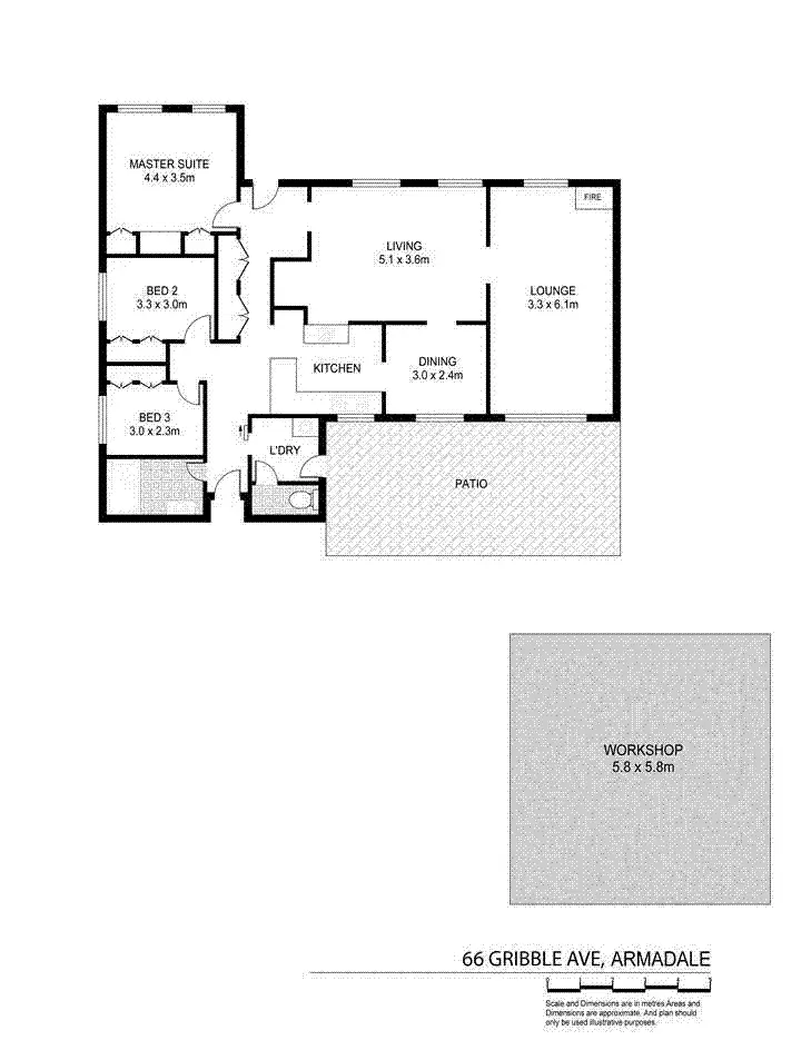 Floorplan of Homely house listing, 66 Gribble Avenue, Armadale WA 6112