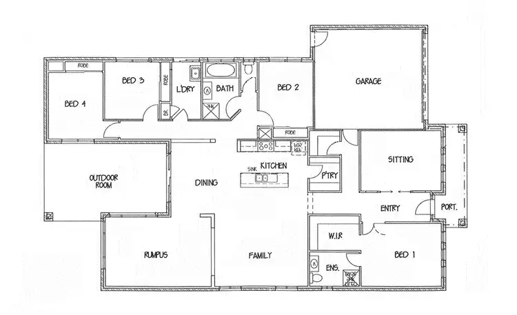 Floorplan of Homely house listing, 26 Tarcoola Crescent, Sanctuary Lakes VIC 3030