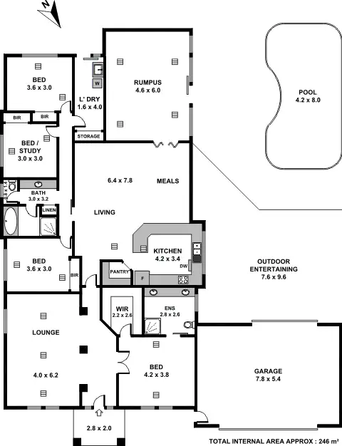 Floorplan of Homely house listing, 27 Blackwood Drive, Craigmore SA 5114