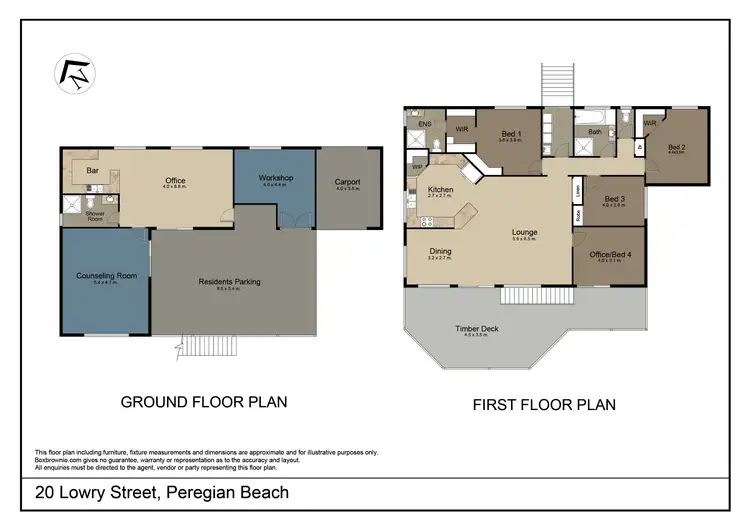 Floorplan of Homely house listing, 20 Lowry Street, Peregian Beach QLD 4573