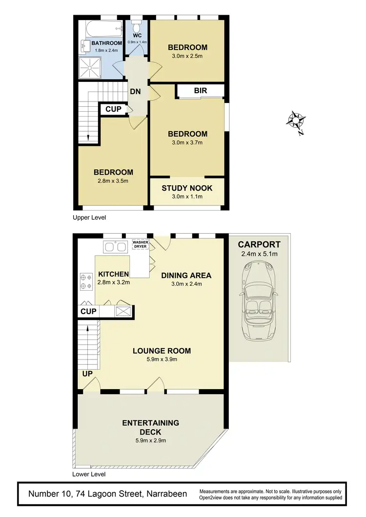 Floorplan of Homely unit listing, 10/74 Lagoon Street, Narrabeen NSW 2101