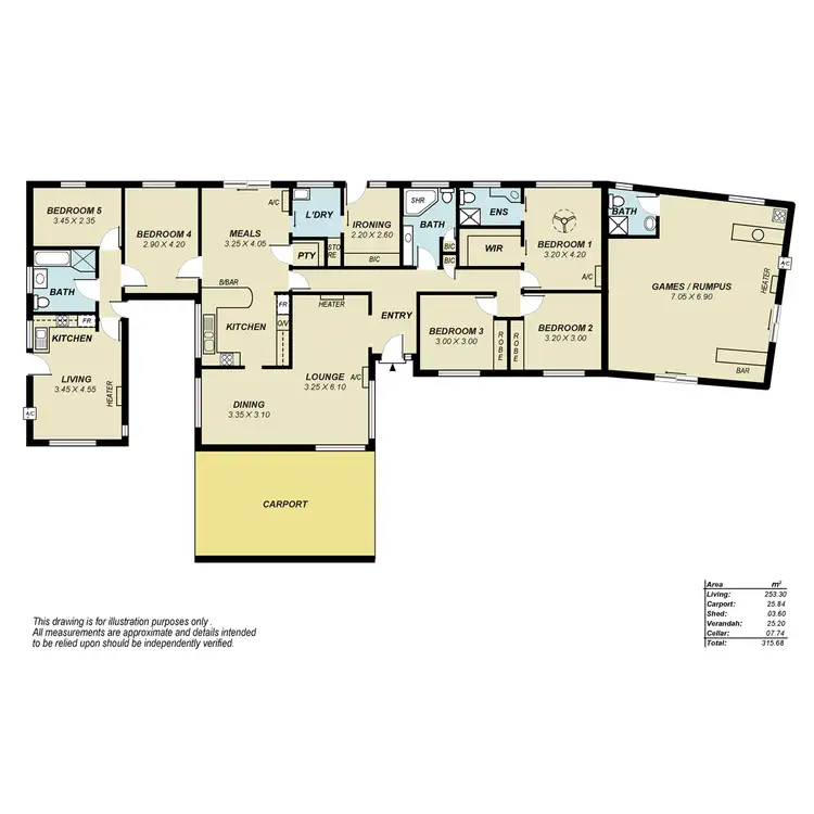 Floorplan of Homely house listing, 8 MacMahon Avenue, St Agnes SA 5097