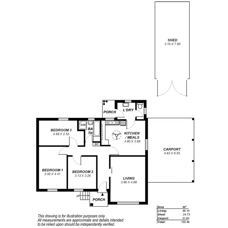 Floorplan of Homely house listing, 10 Lagonik Drive, Hope Valley SA 5090