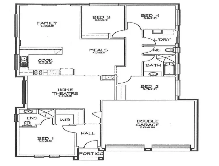 Floorplan of Homely house listing, 92 Emerald Blvd, Aldinga Beach SA 5173
