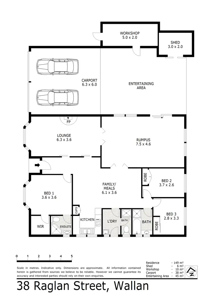 Floorplan of Homely house listing, 38 Raglan Street, Wallan VIC 3756