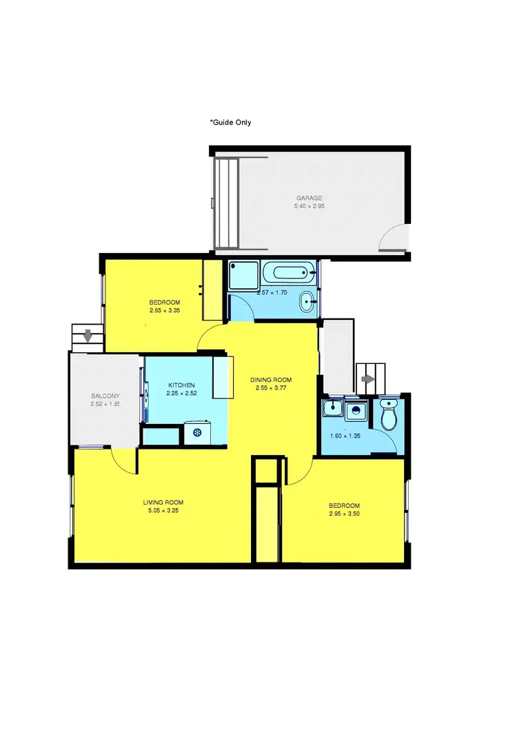 Floorplan of Homely unit listing, 4/35 Mundy Street, Geelong VIC 3220