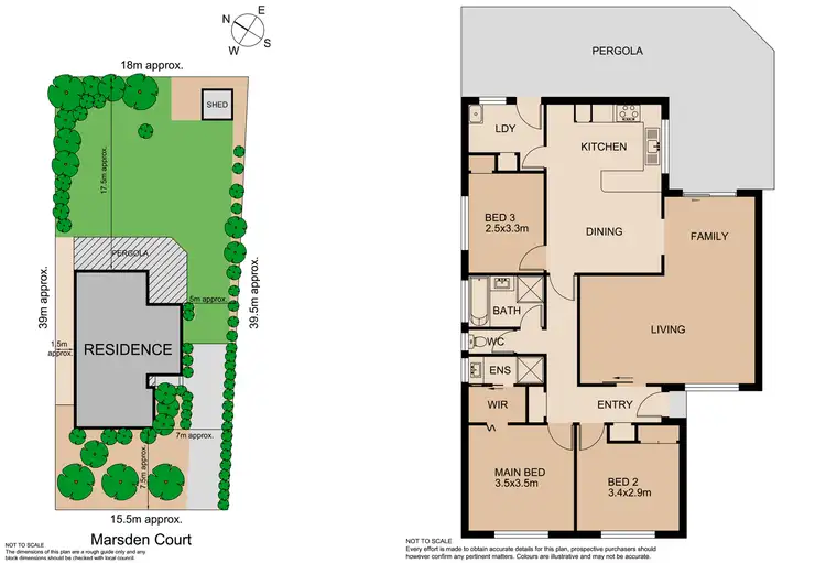 Floorplan of Homely house listing, 8 Marsden Court, Cranbourne North VIC 3977