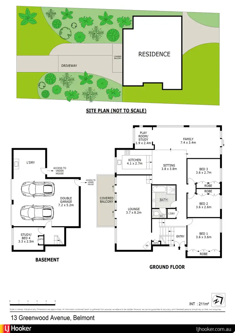 Floorplan of Homely house listing, 13 Greenwood Avenue, Belmont NSW 2280