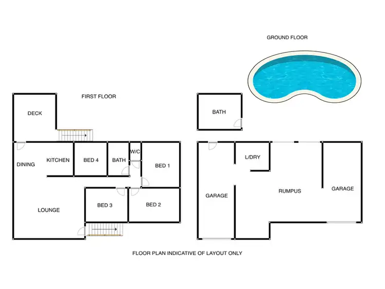 Floorplan of Homely house listing, 13 Myra Street, Kingston QLD 4114