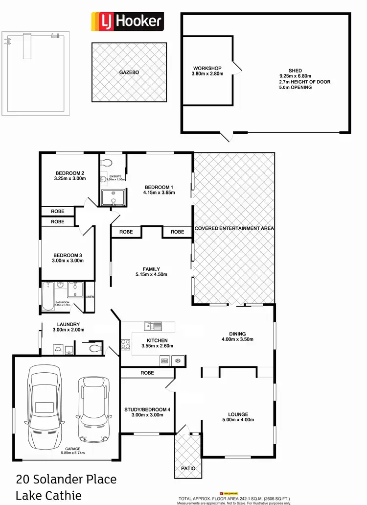 Floorplan of Homely house listing, 20 Solander Place, Lake Cathie NSW 2445