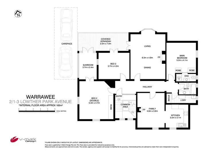 Floorplan of Homely apartment listing, 2/1-3 Lowther Park Avenue, Warrawee NSW 2074