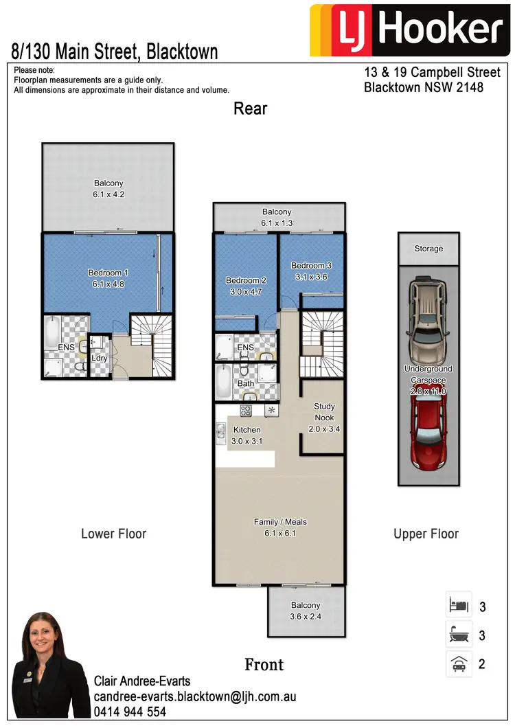 Floorplan of Homely unit listing, 8/130 Main Street, Blacktown NSW 2148