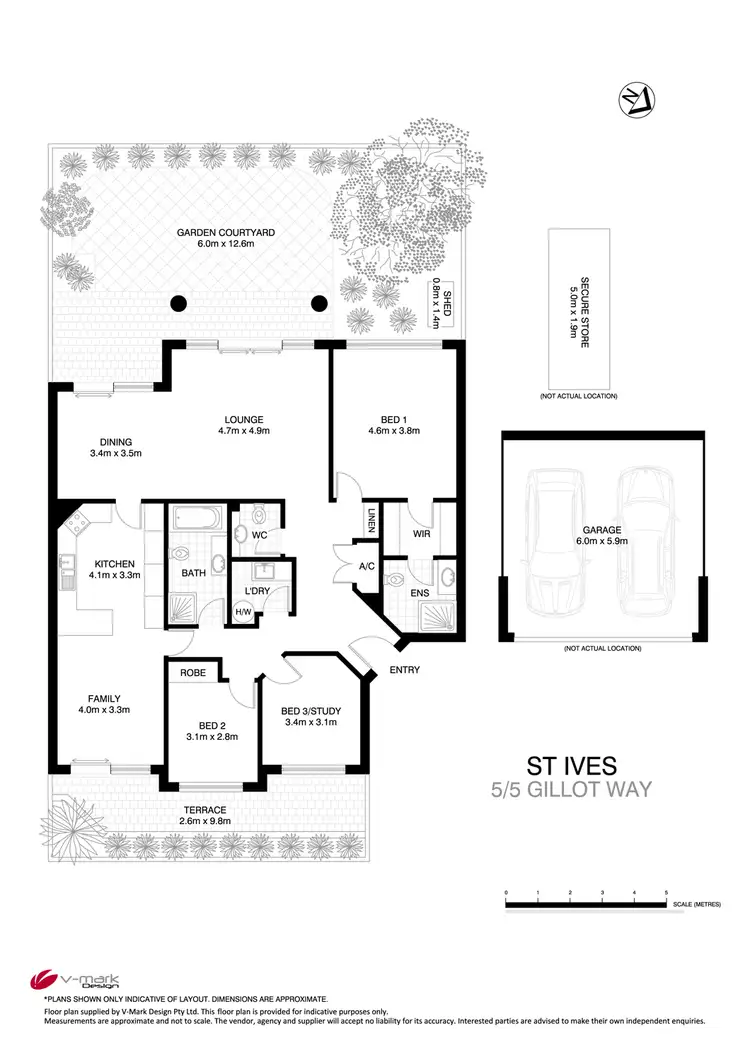 Floorplan of Homely apartment listing, 5/5 Gillott Way, St Ives NSW 2075