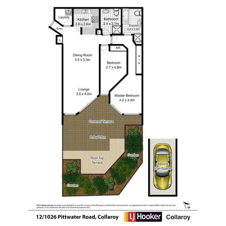 Floorplan of Homely apartment listing, 12/1026-1028 Pittwater Road, Collaroy NSW 2097