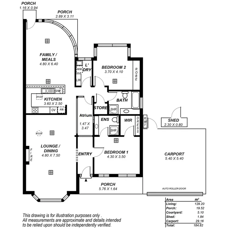 Floorplan of Homely townhouse listing, 43 High Street, Burnside SA 5066
