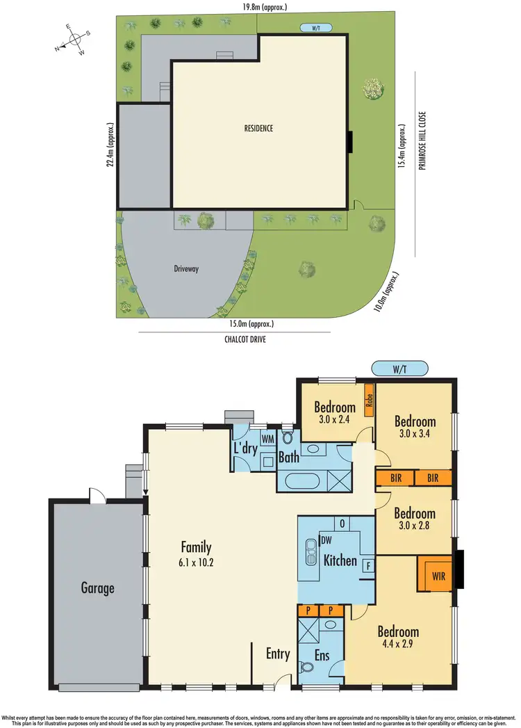 Floorplan of Homely house listing, 102 Chalcot Drive, Endeavour Hills VIC 3802