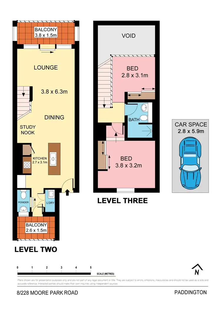 Floorplan of Homely apartment listing, 8/228 Moore Park Road, Paddington NSW 2021
