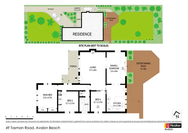 Floorplan of Homely house listing, 49 Tasman Road, Avalon Beach NSW 2107