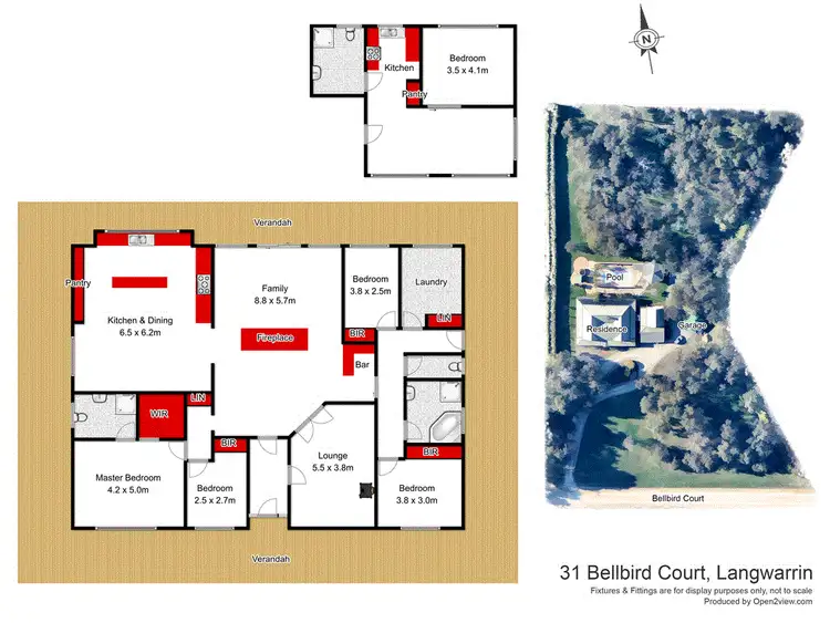 Floorplan of Homely house listing, 31 Bellbird Court, Langwarrin VIC 3910