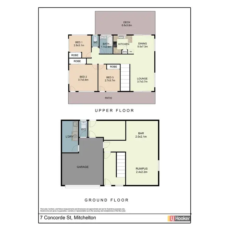 Floorplan of Homely house listing, 7 Concorde Street, Mitchelton QLD 4053