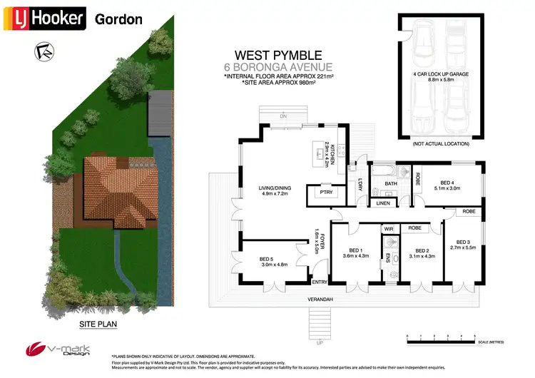 Floorplan of Homely house listing, 6 Boronga Avenue, West Pymble NSW 2073
