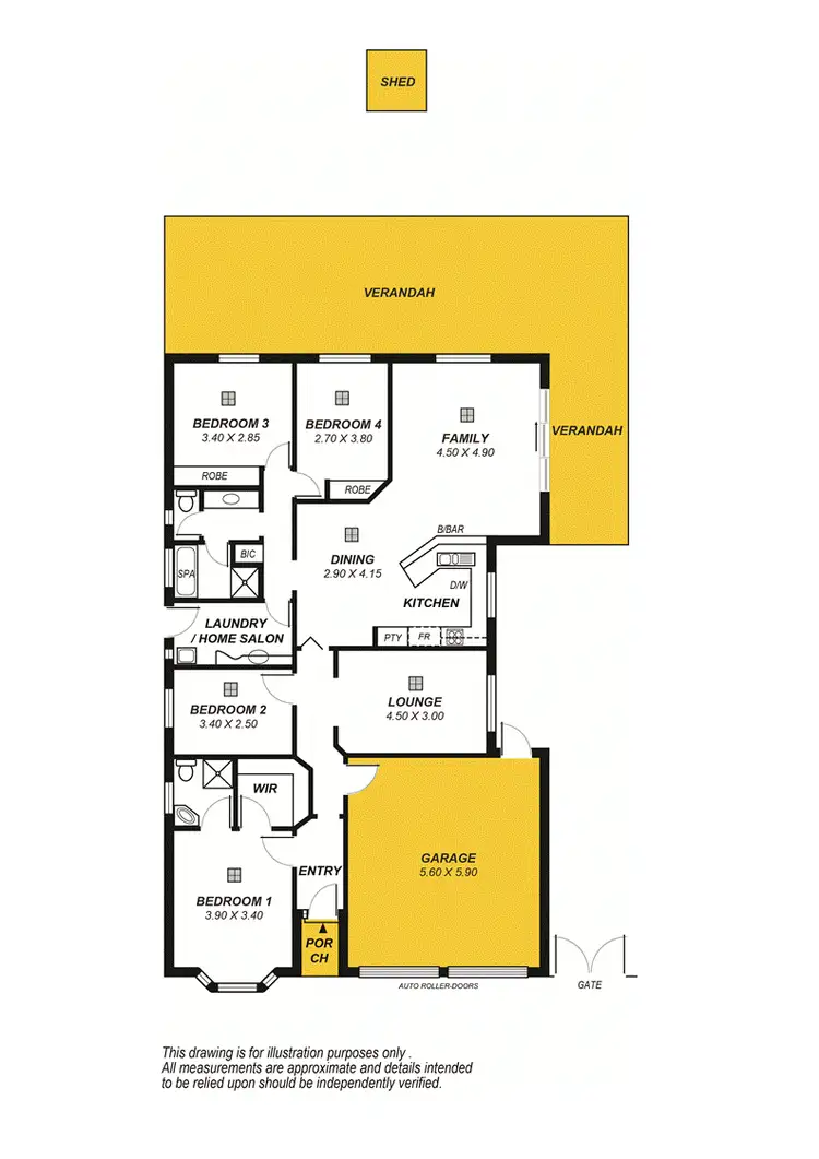 Floorplan of Homely house listing, 82 York Tce, Ferryden Park SA 5010