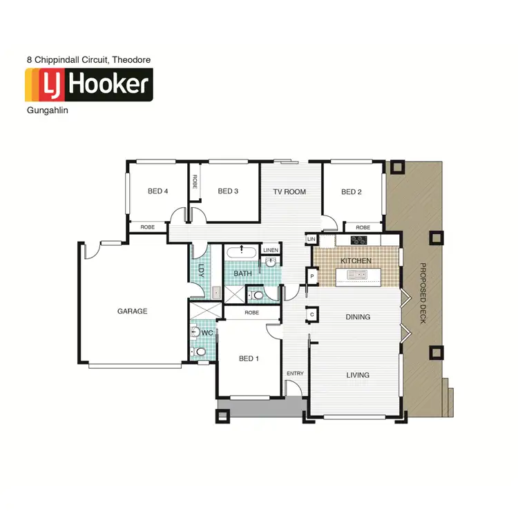 Floorplan of Homely house listing, 8 Chippindall Circuit, Theodore ACT 2905
