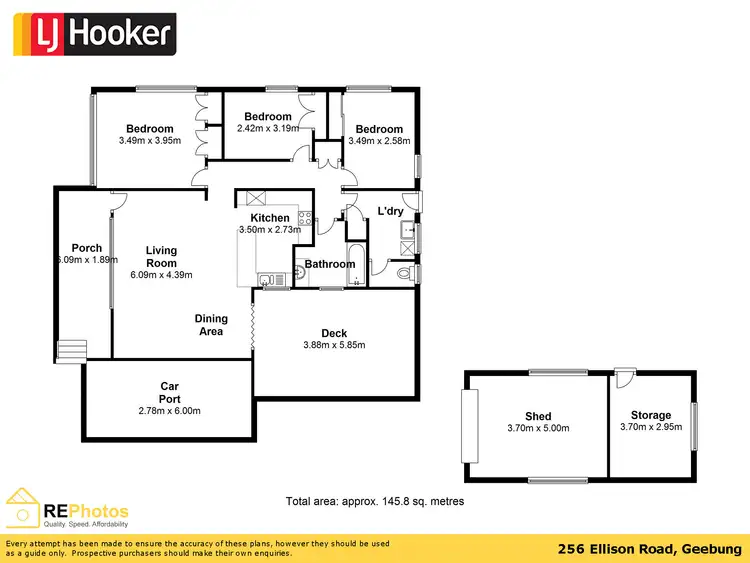 Floorplan of Homely house listing, 256 Ellison Road, Geebung QLD 4034