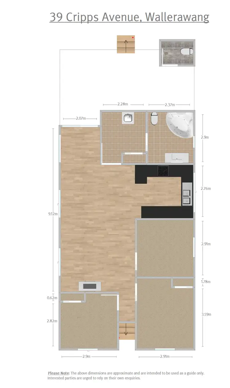 Floorplan of Homely house listing, 39 Cripps Avenue, Wallerawang NSW 2845