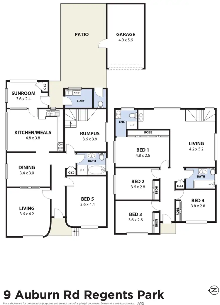 Floorplan of Homely house listing, 9 Auburn Road, Regents Park NSW 2143