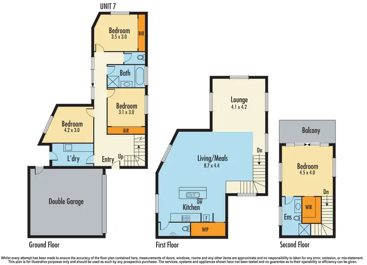 Floorplan of Homely townhouse listing, 61 Botanic Drive, Pakenham VIC 3810