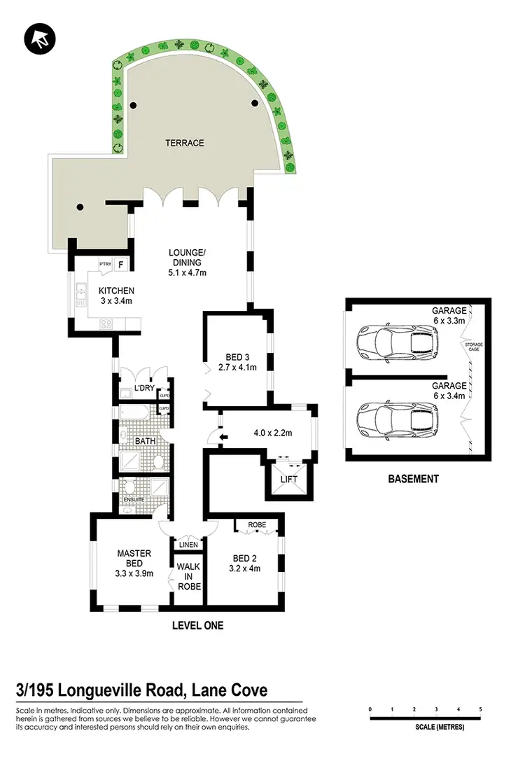 Floorplan of Homely townhouse listing, 3/195 Longueville Road, Lane Cove NSW 2066