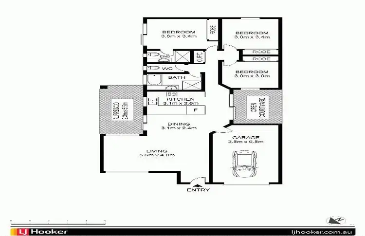 Floorplan of Homely villa listing, 103/2-4 Langport Parade, Mudgeeraba QLD 4213
