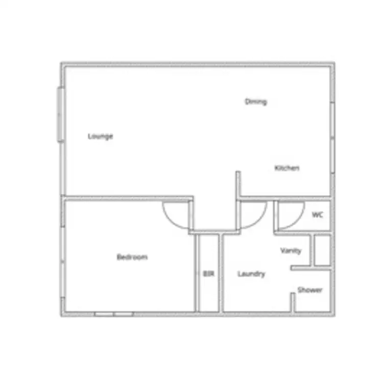 Floorplan of Homely apartment listing, 21/298-300 Stirling Street, Perth WA 6000