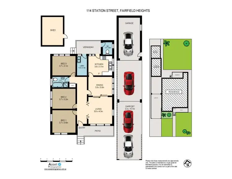 Floorplan of Homely house listing, 114 Station Street, Fairfield Heights NSW 2165