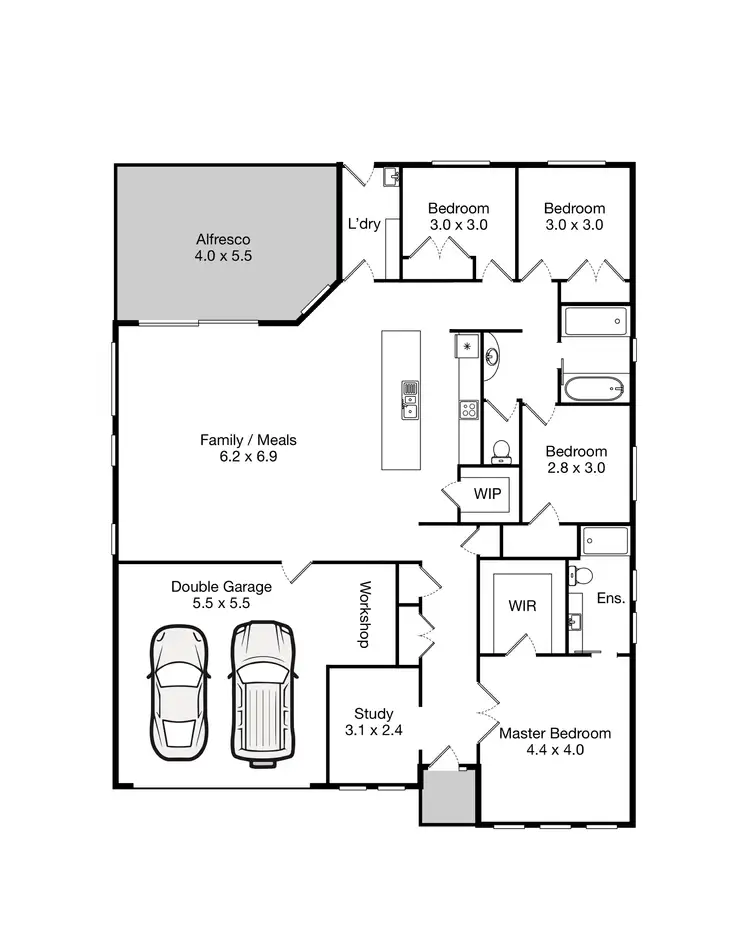 Floorplan of Homely house listing, 6 Felix Street, Gregory Hills NSW 2557