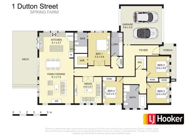 Floorplan of Homely house listing, 1 Dutton Street, Spring Farm NSW 2570